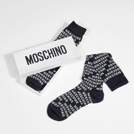 Chaussettes montantes avec Wording, 2 paires Chaussettes montantes avec Wording, 2 paires