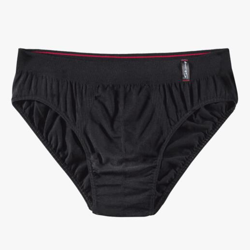 Slip noir pour homme sur fond clair
