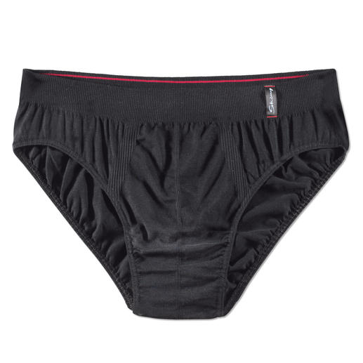 Slip noir pour homme ajusté sur fond clair