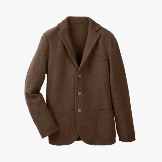 Blazer en tricot Geelong Gran Sasso Vous trouverez difficilement un blazer en laine plus doux et de meilleure qualité.