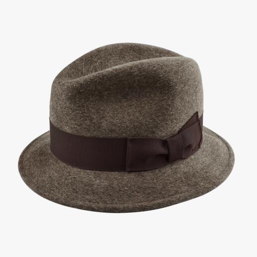 Chapeau trilby classique Chaud, coupe-vent, hydrofuge : la version de luxe parmi les chapeaux en feutre de laine.