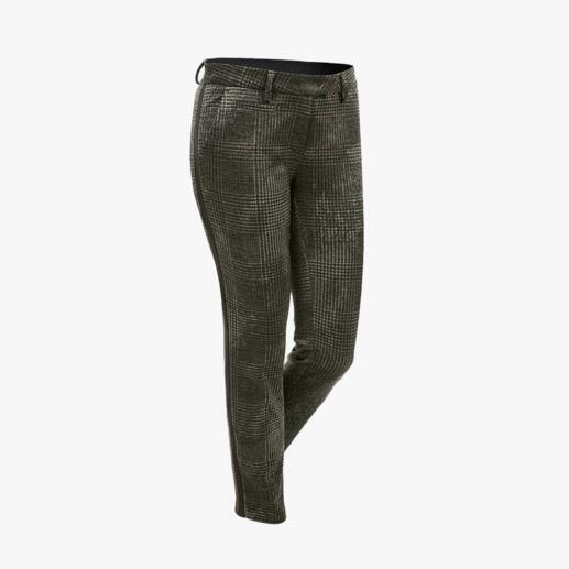 Pantalon chino à carreaux Mason’s Parfaitement coupé pour la ­silhouette féminine : le pantalon chino au motif à carreau tendance.