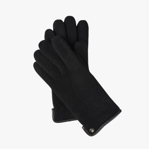 Gants en laine bouillie Roeckl Beaucoup plus doux (et plus résistants aux intempéries) que les gants en laine normaux.