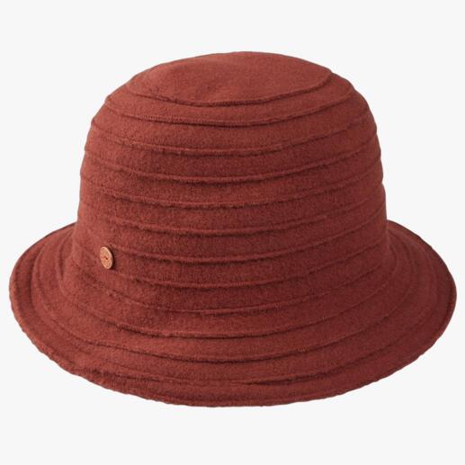 Chapeau de laine nervuré Mayser Confortablement extensible. Froissable. Et pourtant aussi élégant qu’un chapeau en laine noble.