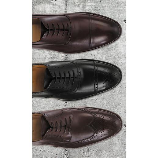 Chaussures business Cordwainer Cuir veau noble à la rare finition Goodyear Welted. De Cordwainer.