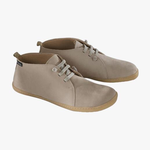 Paire de chaussures en cuir barefoot beige vue de devant