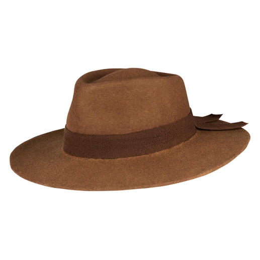 Chapeau en feutre et alpaga Poils dʼalpaga feutrés à la main : beaucoup plus léger, doux et chaud que les chapeaux de laine habituels.