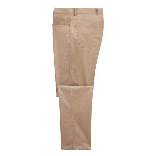 Pantalon 5 poches en velours côtelé Super doux et chaud : le pantalon cinq poches en velours côtelé avec le plus fin des cachemires.