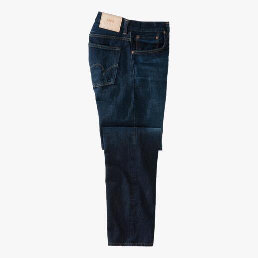 Jean Selvage Edwin Le jean selvedge classique : denim particulièrement dense et résistant.