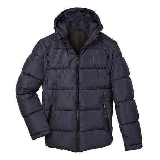 Doudoune ou Cape en duvet recyclé Rare duvet recyclé offrant beaucoup de chaleur et un poids plume à prix agréable, en toute bonne conscience.