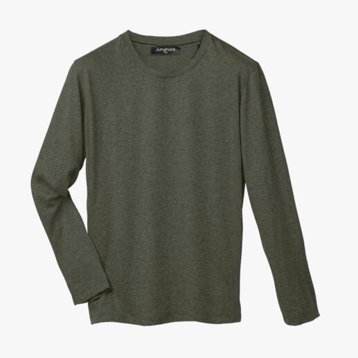 T-shirt à manches longues en cachemire kaki de Junghans en taille 48.