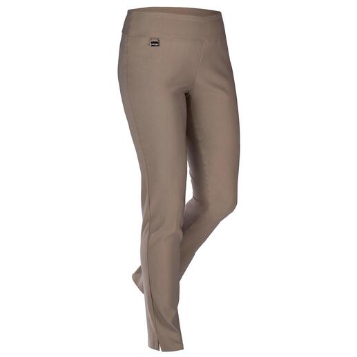 Pantalon gainant à enfiler Lisette L® Léger effet moulant. Forme à enfiler confortable. Style classique. Par Lisette L®, Montréal.