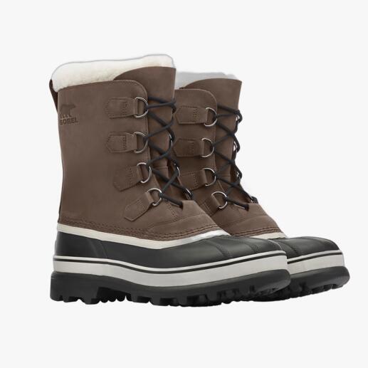 Bottines d’hiver « Caribou » Sorel Un classique culte, une bottine tendance et l’une des meilleures par temps froid, humide et neigeux.