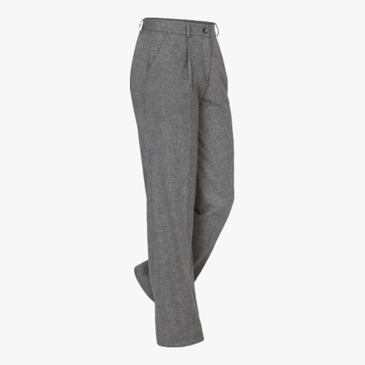 Pantalon large en laine vierge Le pantalon à jambes larges – rarement confectionné à partir dʼun mélange de laine vierge facile dʼentretien et chaud pour lʼhiver.