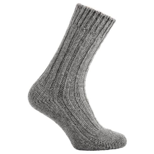 Chaussettes douillettes en alpaga Plus douces, plus chaudes, plus résistantes : les chaussettes douillettes avec une proportion élevée dʼalpaga.