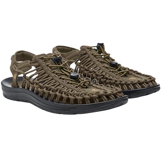 Sandales Outdoor Uneek™ KEEN® 2 lacets + 1 semelle = la sandale outdoor la plus innovante du marché.