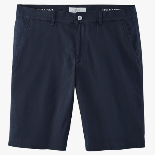 Bermuda à plat bleu marine de taille 48.