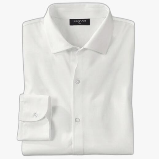 Chemise en coton crêpé Junghans 1954 Aussi correcte qu’une chemise d’affaires. Même par plus de 25 °C à lʼombre.