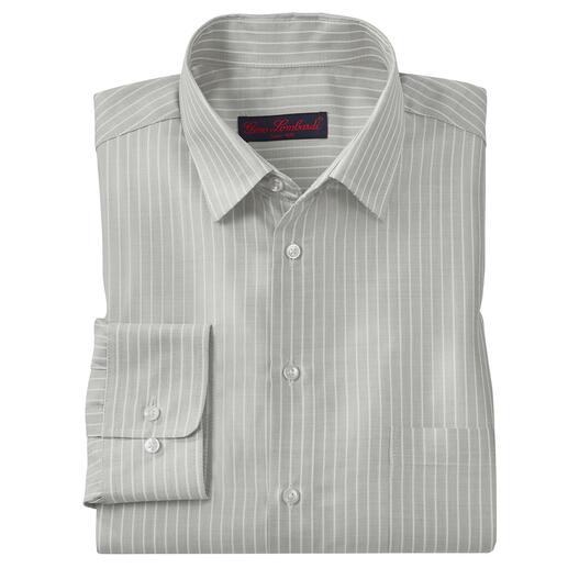 Chemise en soie et Tencel En soie et Tencel™ : la chemise rayée à lʼélégance classique pour la saison chaude.