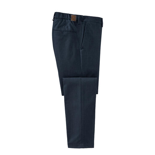 Pantalon g1920 Ceramica en taille 25 et couleur navy, couché.