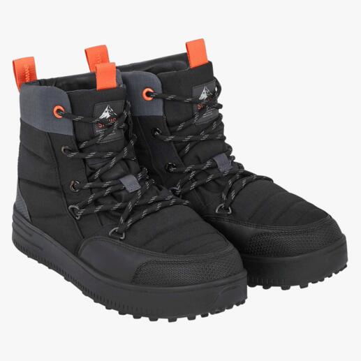 Botte d'hiver Swims en noir, taille 41, avec lacets et semelle antidérapante.