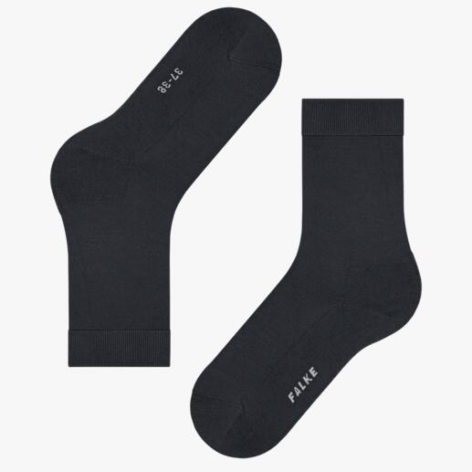 Chaussettes FALKE ClimaWool grises pour hommes.