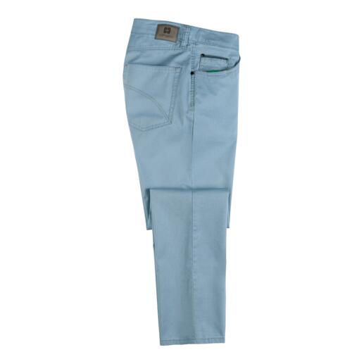 Pantalon en toile de toiletté clair avec design de poche latérale.