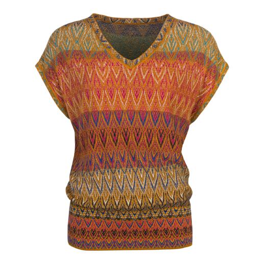 Combinaison IVKO Jacquard aux couleurs vives avec un décolleté large.