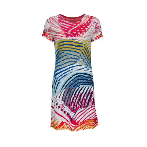 Robe en jacquard IVKO avec motif coloré