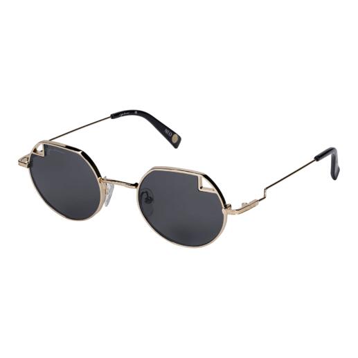 Lunettes de soleil pour femmes John Lennon avec monture dorée et verres foncés