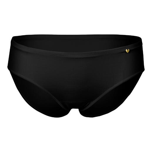 Culotte en soja noire, vue avant