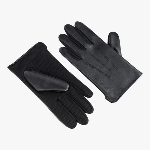 Gants en cuir Grip Otto Kessler Pour elle et pour lui : flexibles. Compatibles avec écran tactile. Sûrs. Et agréablement abordables.