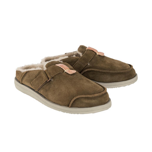 Sabots doux Satorisan marron pour hommes, taille 41, avec doublure douce.