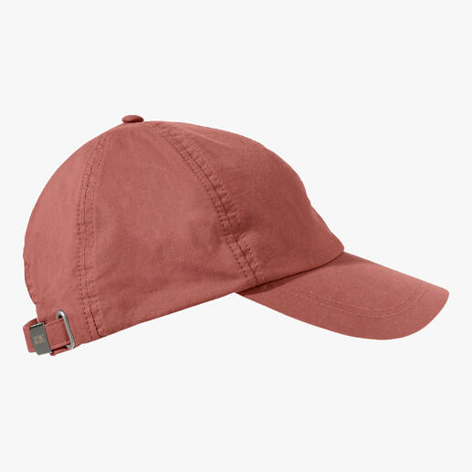 Casquette de baseball OCONI couleur rouille vue de côté