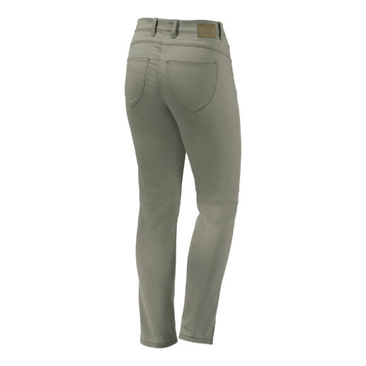 Pantalon cinq poches khaki de RAPHAELA BY BRAX, vue arrière.