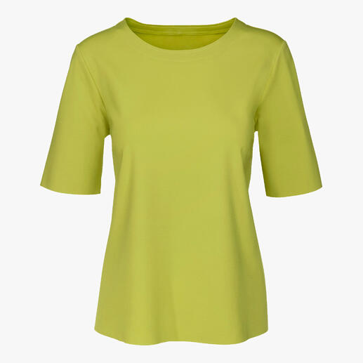 Chemisier vert citron de Vicario Cinque Punto Milano, taille 36.