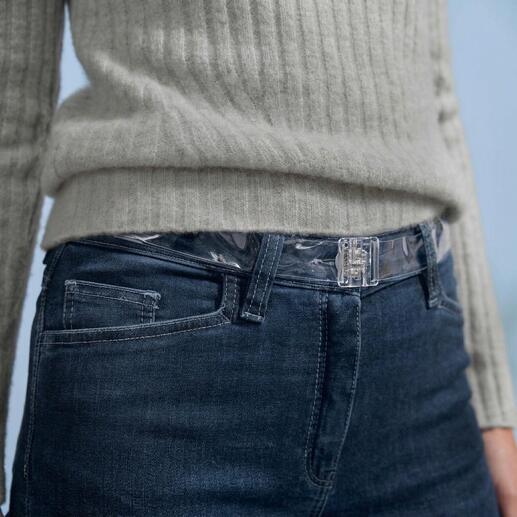 Ceinture invisible isABelt® portée avec un jean