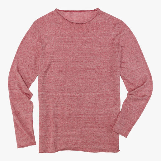 Pull d'été ultraléger dans une teinte rouge clair