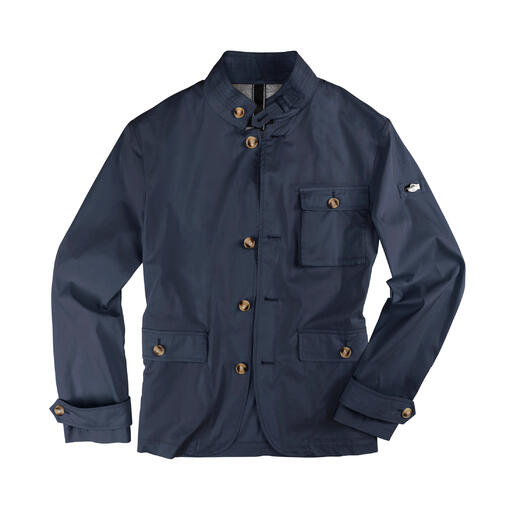 Veste urtra-légère Steinbock® en bleu marine à suspendre.
