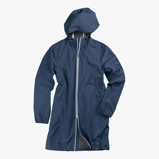Parka de poche Aigle Chic et plus habillée que les vestes de pluie pliables habituelles.