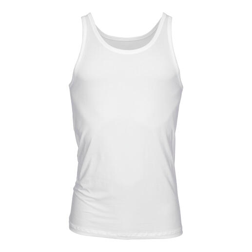 Débardeur Mey Coolmax blanc en taille 48.