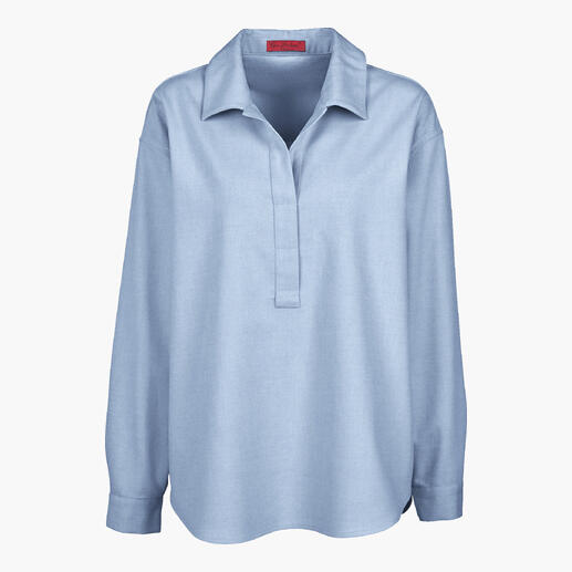 Tunique en jean d'hiver bleu