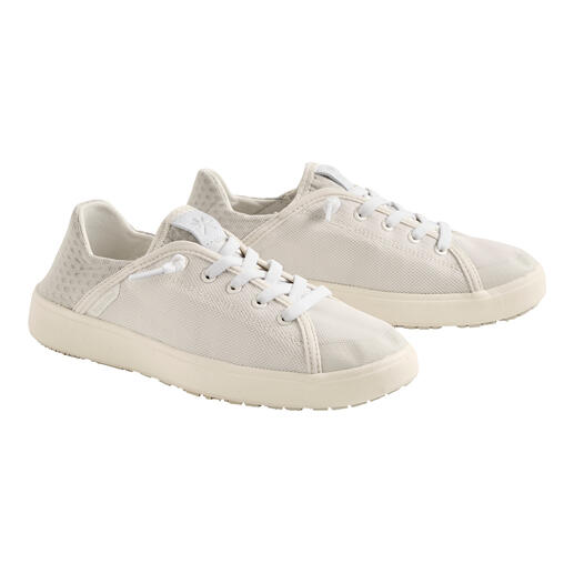 Baskets blanches Tropicfeel Sunset dans une légère vue latérale
