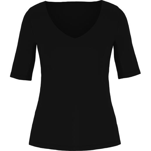 Shirt blazer fonctionnel mey noir sans décoration