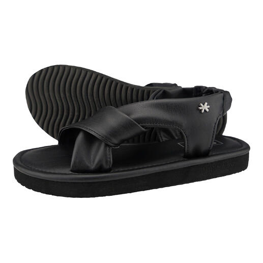 Sandales flip-flop Ultralight noires avec semelle flexible