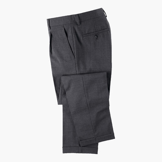Pantalon gris pour hommes, sur fond blanc.