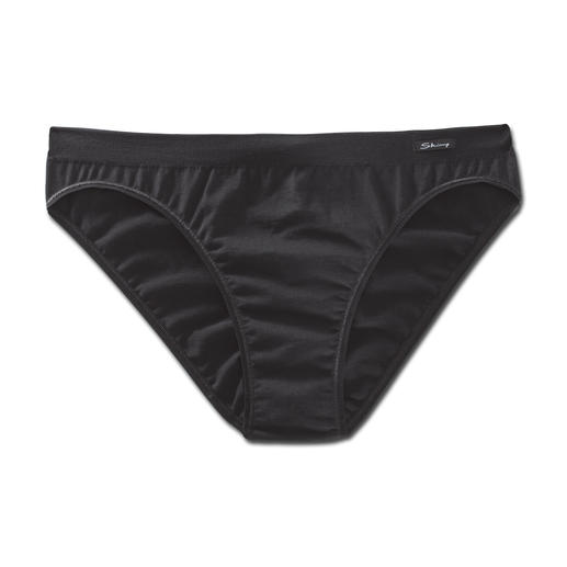 Slip noir pour femme en coton doux, lot de 10, taille 36.