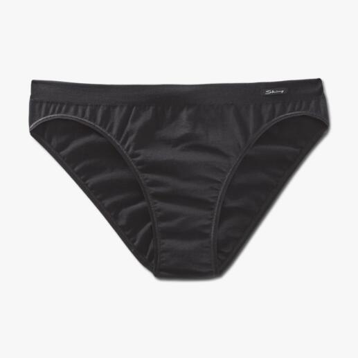 Slip noir pour femme en coton doux, lot de 10, taille 36.