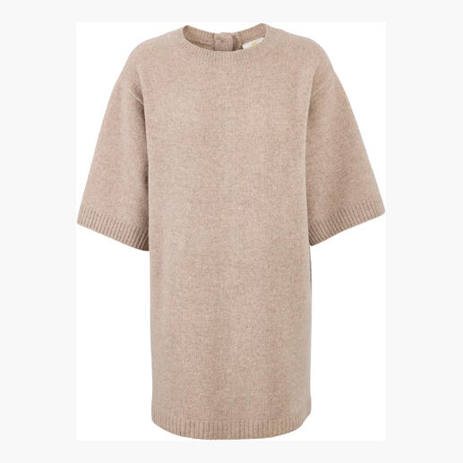 Robe en tricot Princess Yak en sable, style décontracté, taille 36.