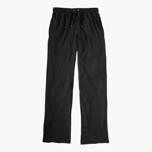 Pantalon de jogging femme en noir avec taille élastique